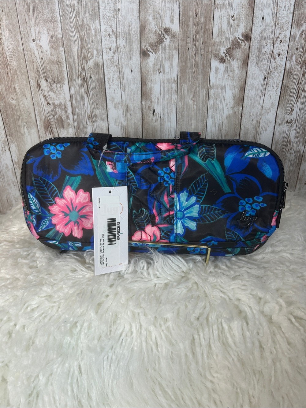 LUG, NWT Travel Organizer Pouch - Blue & Pink